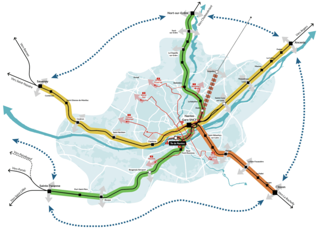 RER métropolitain de Nantes : un projet ferroviaire majeur pour transformer la mobilité d’ici 2030