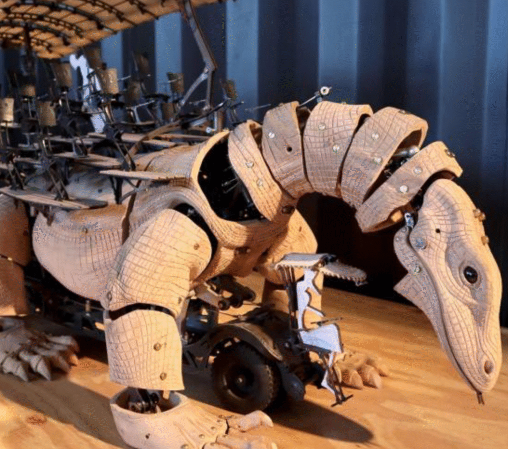 Le « Varan de Voyage » de La Machine s’élance vers Calais après ses derniers essais à Nantes
