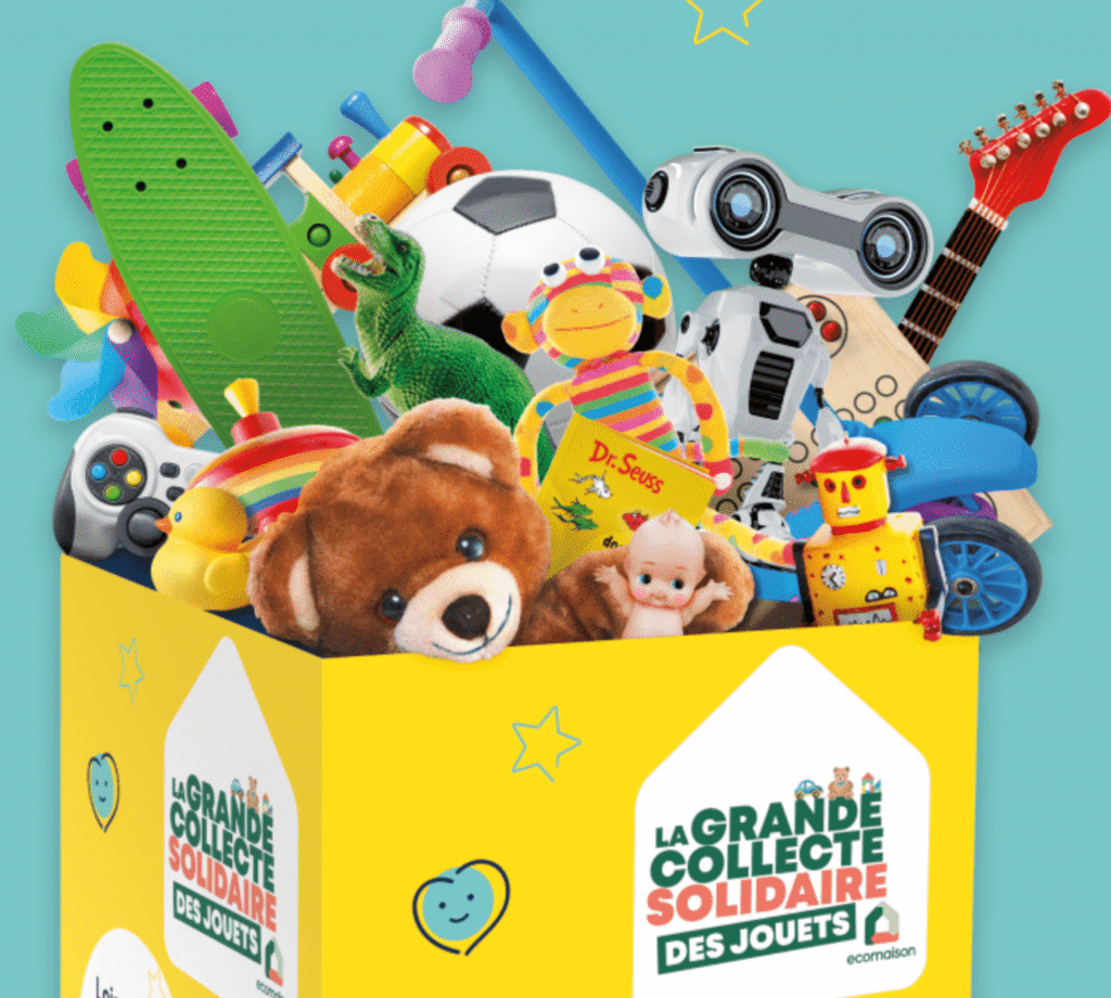 Nantes : grande collecte solidaire de jouets 18 points de dépôt pour leurs offrir une seconde vie