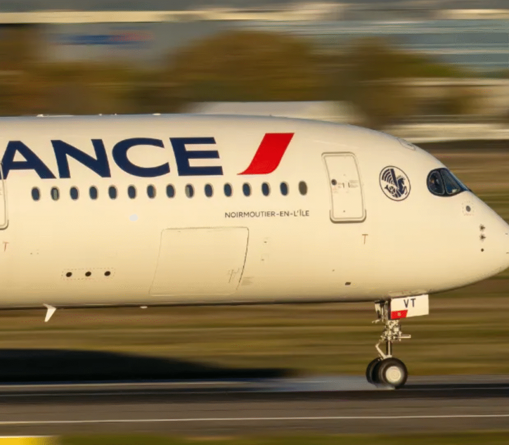Un nouvel Airbus A350 d’Air France met la Vendée à l’honneur
