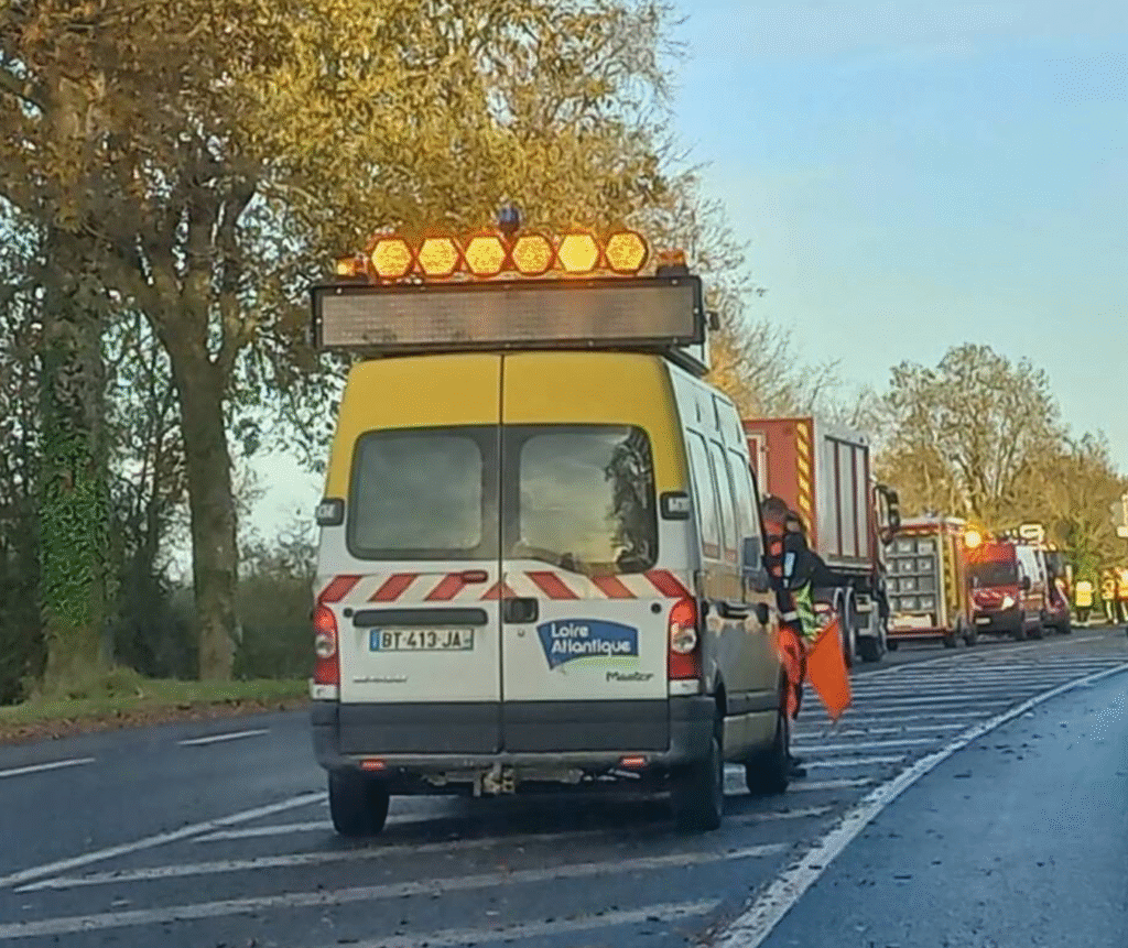 Loire-Atlantique : fuite de produit dangereux entre Oudon et Le Cellier, circulation perturbée