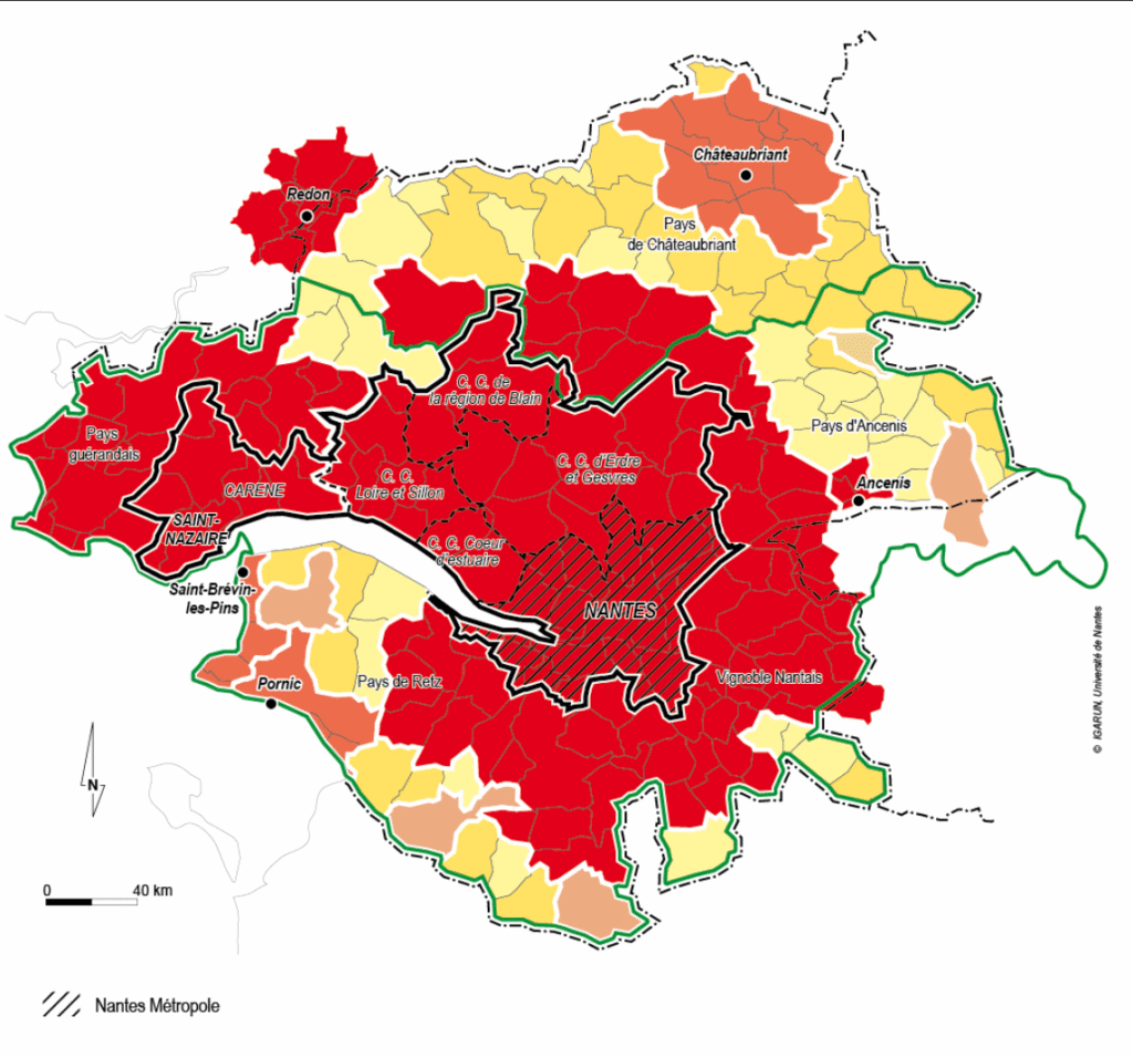 Surchauffe urbaine : quelles zones les plus touchées à Nantes et Saint-Nazaire ?