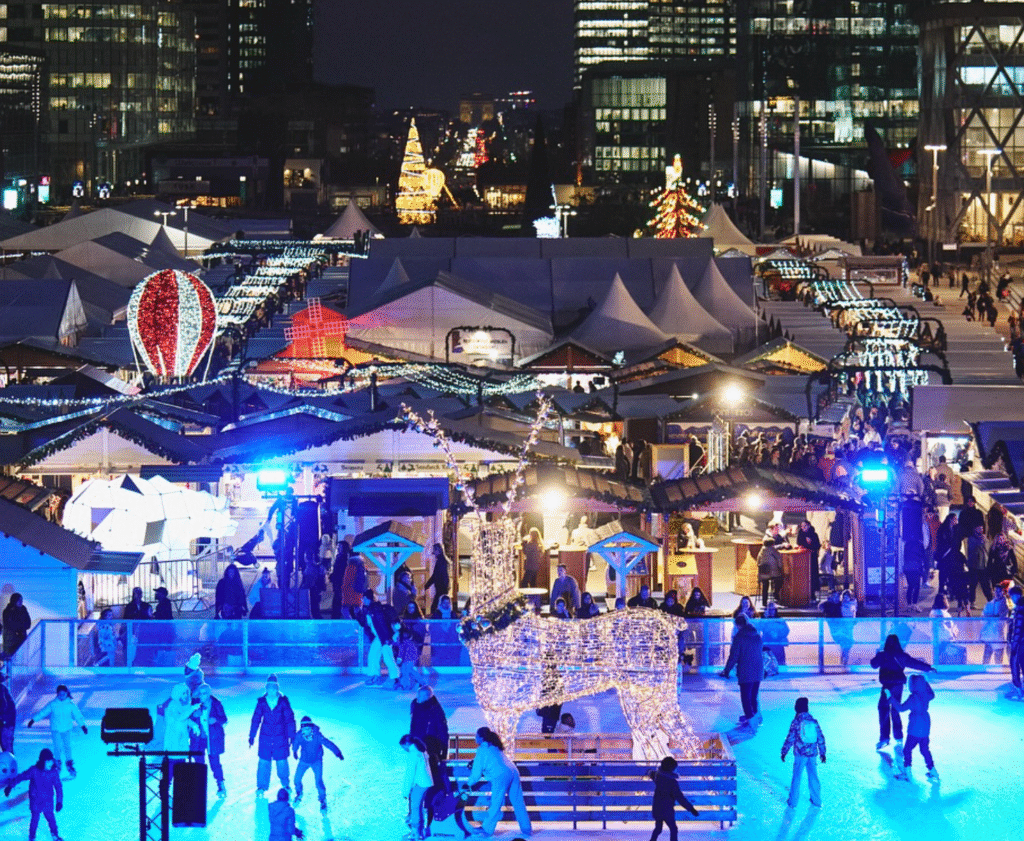 Le marché de Noël de La Défense s’ouvre sous la baguette de la société nantaise 2A Organisation