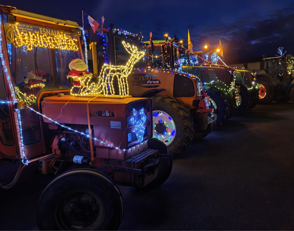 Parade de tracteurs illuminés : un rendez-vous festif et familial à Casson et dans le secteur