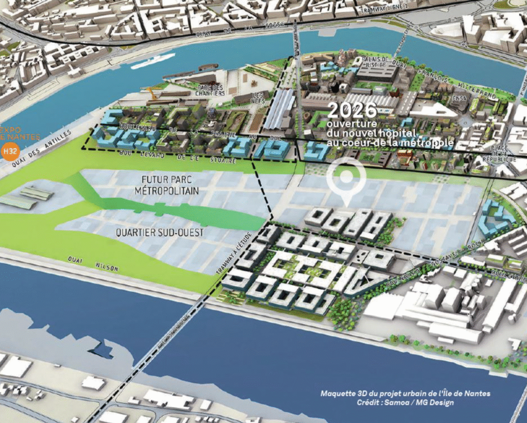 Le futur CHU de Nantes porte désormais un nom : « Hôpital Loire Santé »