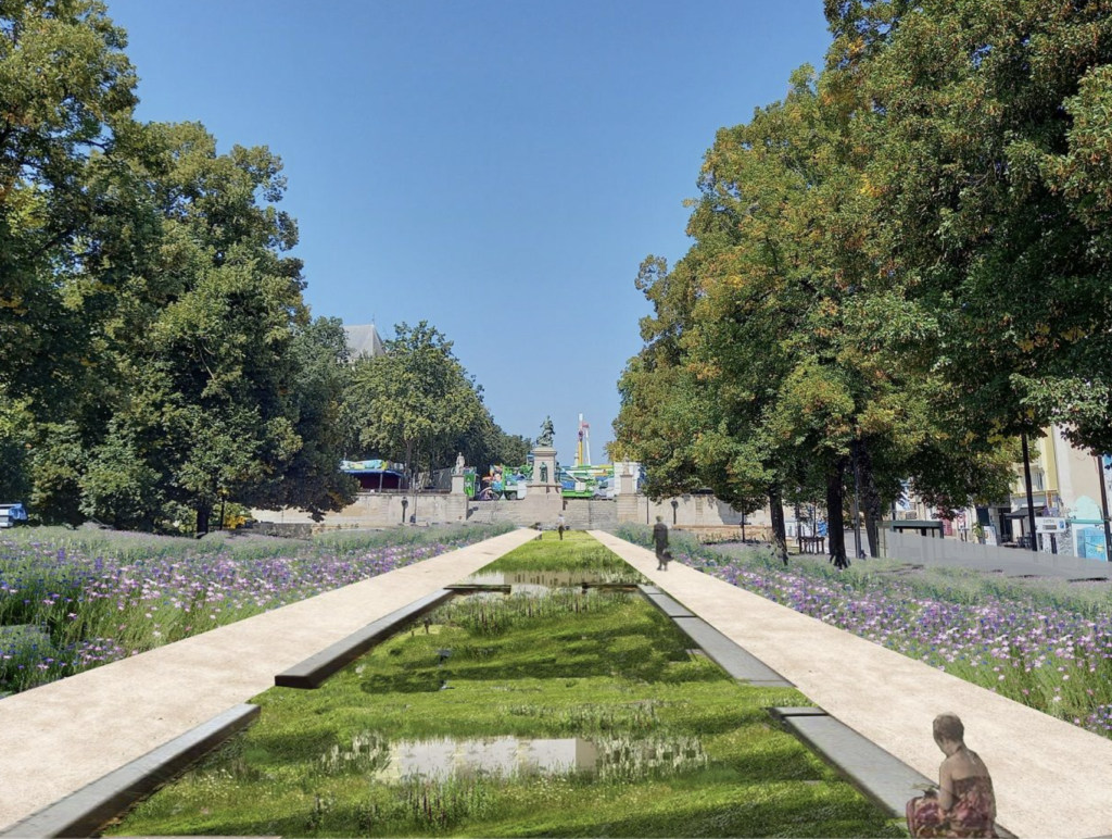 Nantes : le jardin de la Duchesse Anne, nouvel espace vert pour ralentir en centre-ville