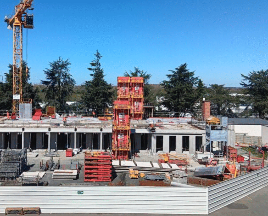 Nouveau collège “Îles-de-Loire” : le chantier avance à Saint-Sébastien-sur-Loire