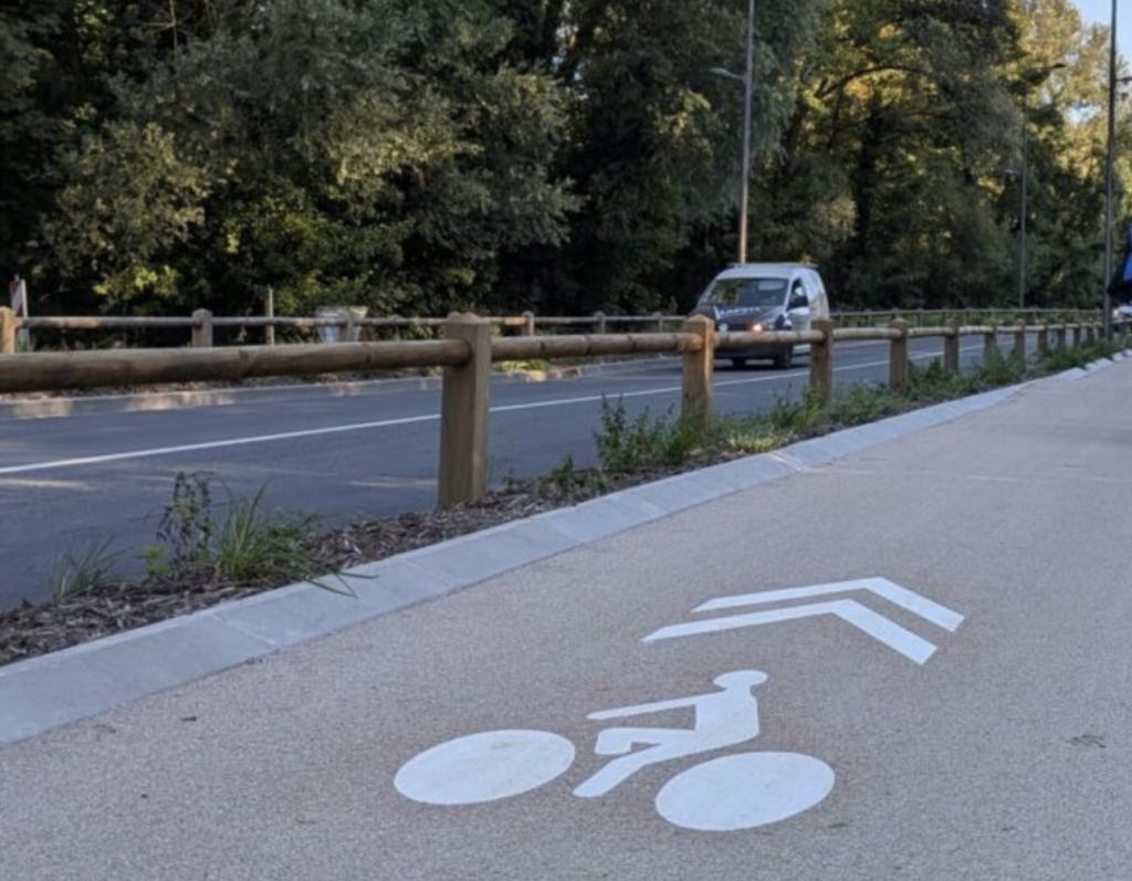 Une nouvelle piste cyclable relie Nantes, Saint-Sébastien-sur-Loire et Basse-Goulaine