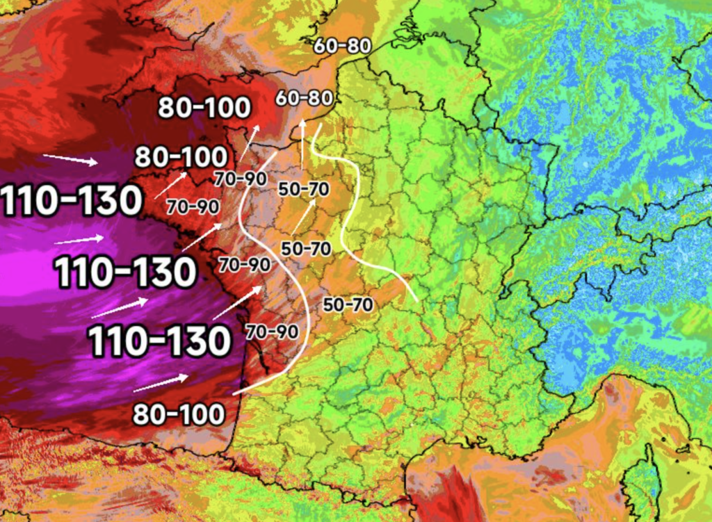 Tempête Ingrid : circulation perturbée et possible fermeture du pont de Saint-Nazaire ce vendredi