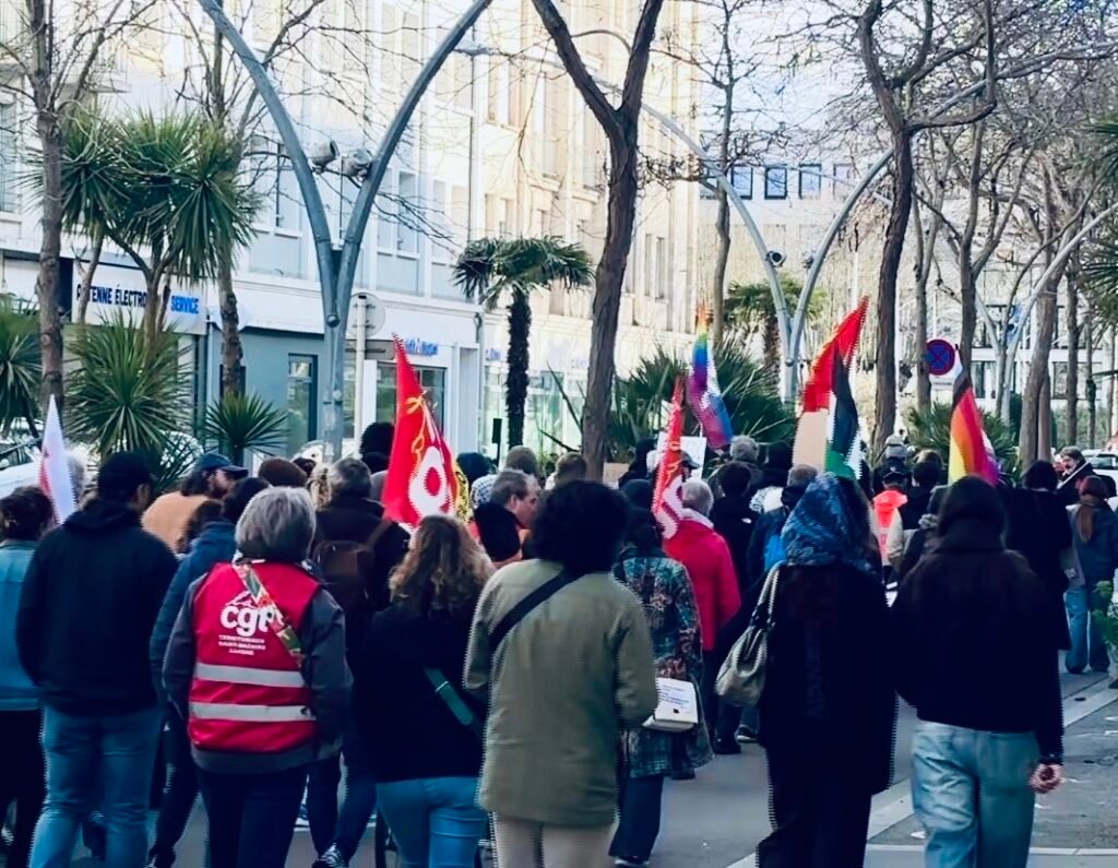 Saint-Nazaire : plusieurs centaines de personnes manifestent contre la montée de l’extrême droite