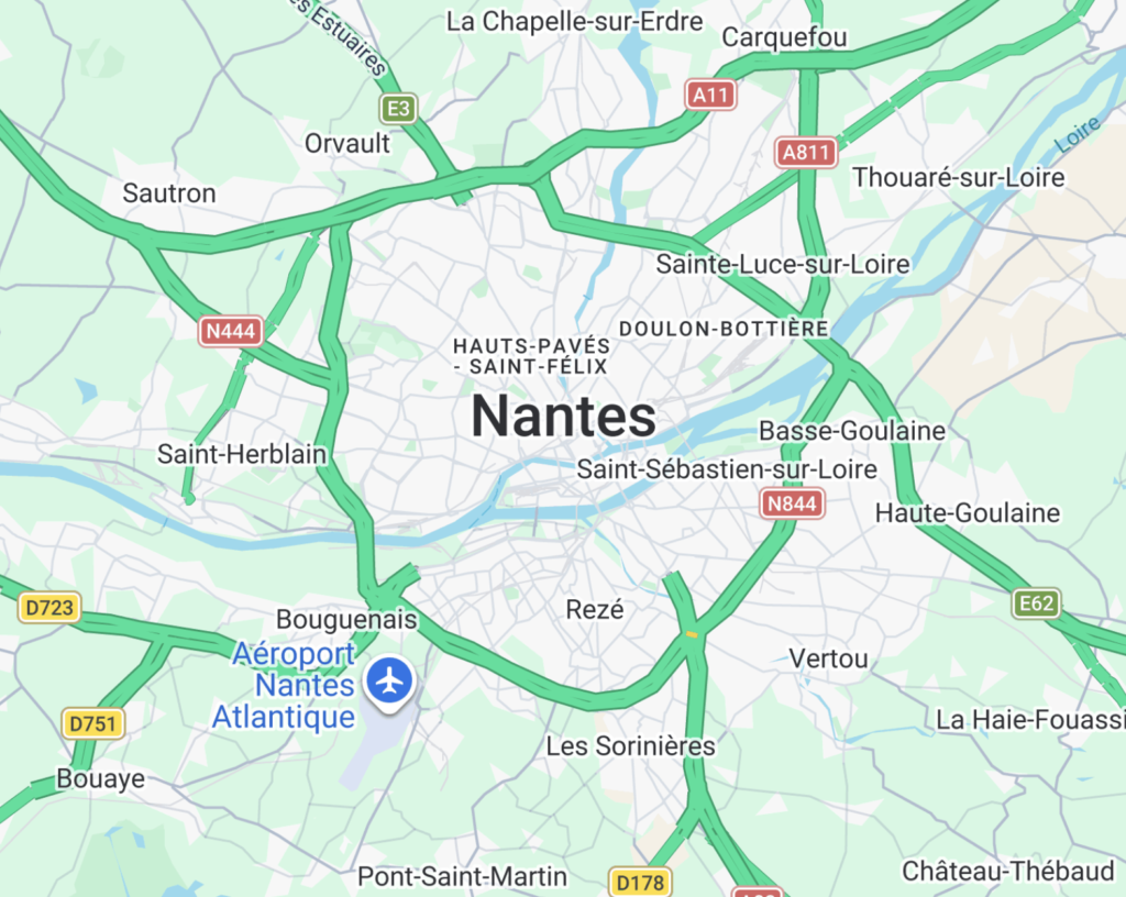 Trafic à Nantes en temps réel : circulation, perturbations et qualité de l’air