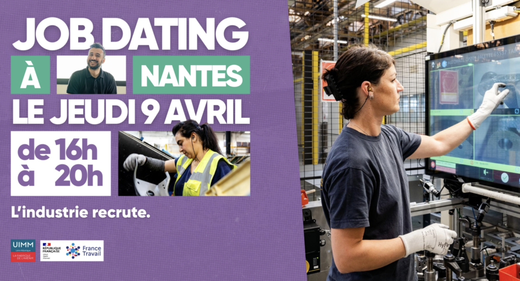 Job dating industrie à Nantes : plus de 50 postes à pourvoir lors d’un événement dédié au recrutement