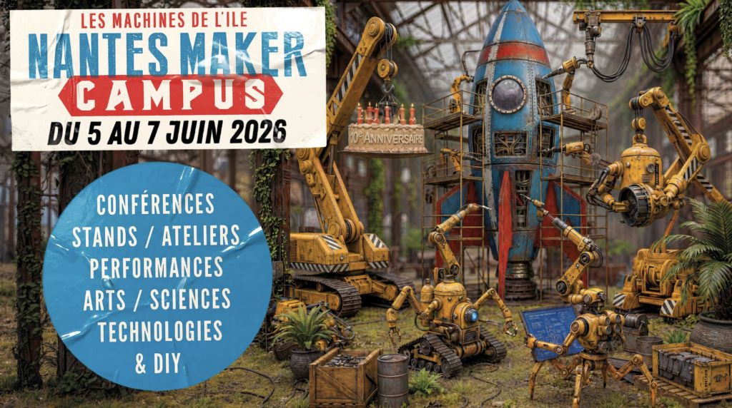 Nantes Maker Campus 2026 : les dix ans du rendez-vous créatif aux Machines de l’île
