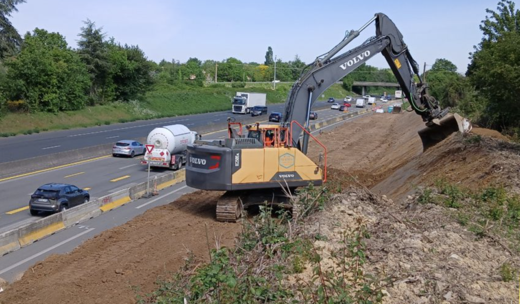 RD 178 au sud de Nantes : le chantier avance entre La Chevrolière et l’A83