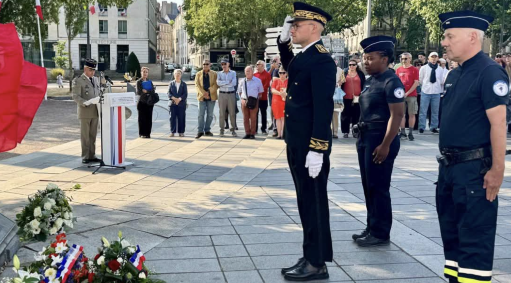 À Nantes, une cérémonie en mémoire des victimes des crimes racistes et antisémites de l’État français