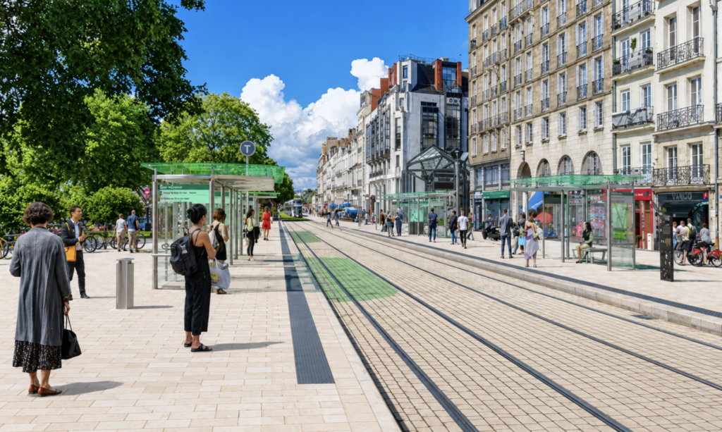 Nantes : les nouvelles stations de tramway bientôt visibles sur le quai de la Fosse