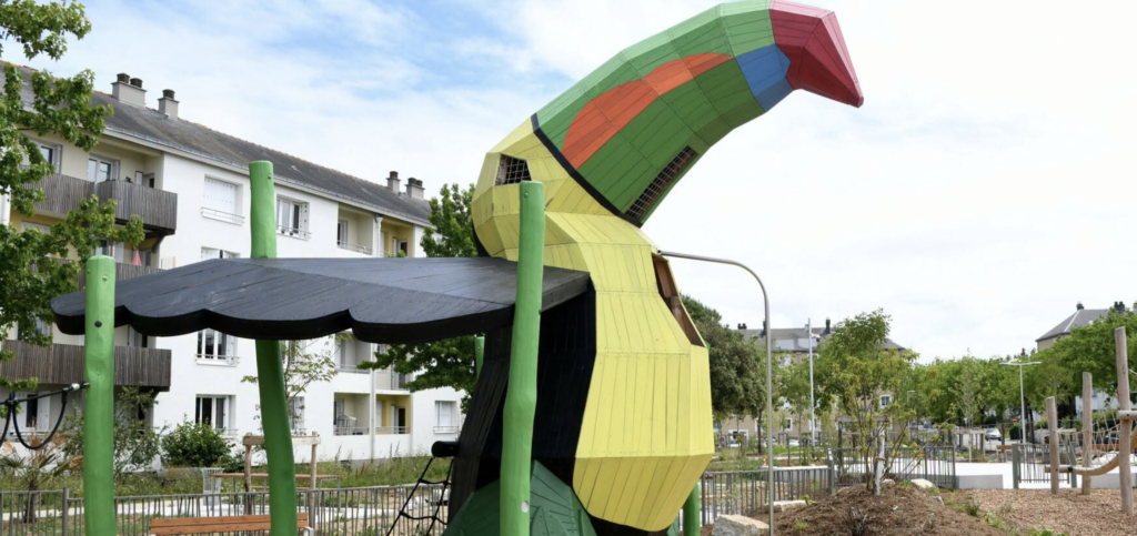 Saint-Nazaire : le parc du Toucan apporte un nouvel espace vert à La Trébale