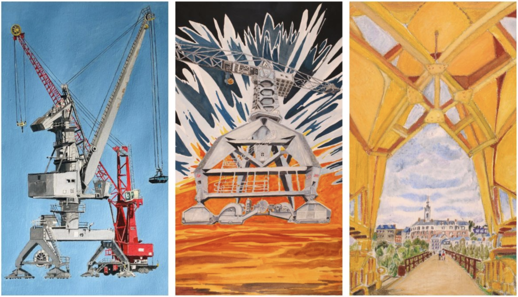 À Nantes, Trax rend hommage aux grues portuaires avec l’exposition Des grues et des hommes