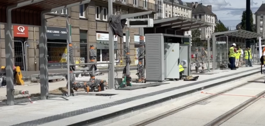 À Nantes, la station Chantiers Navals se transforme avant l’arrivée des lignes 6 et 7