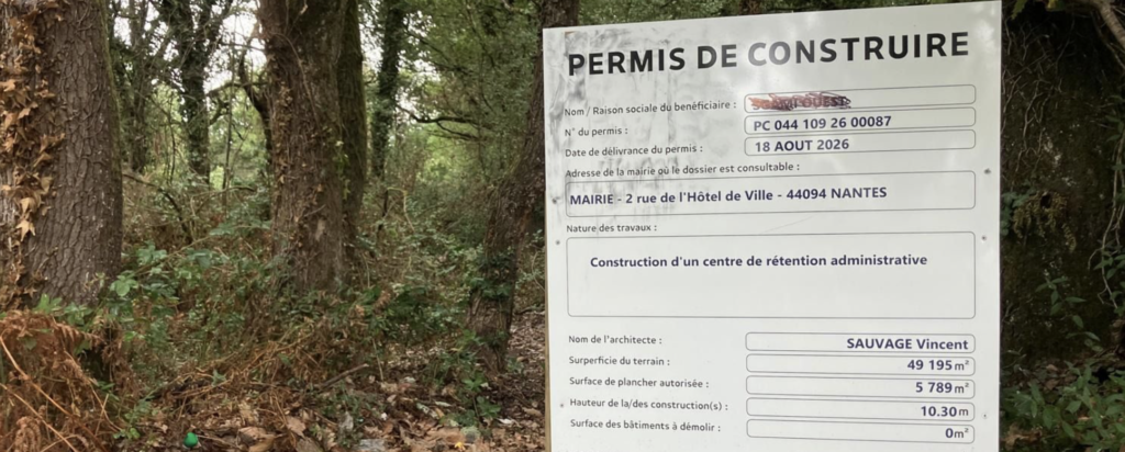 CRA de Nantes : quatre organisations demandent au tribunal de suspendre les travaux