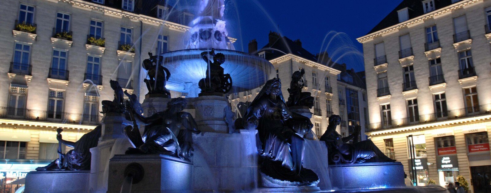Place Royale dans l’hypercentre de Nantes