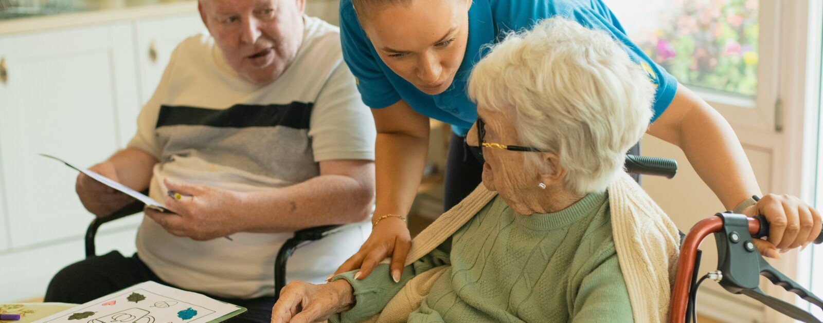 Activité partagée entre personnes âgées et aidants