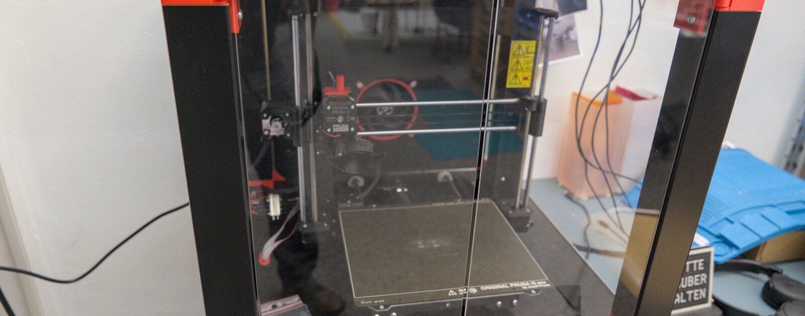 Imprimante 3D utilisée comme illustration des ateliers numériques de Pixel Breil