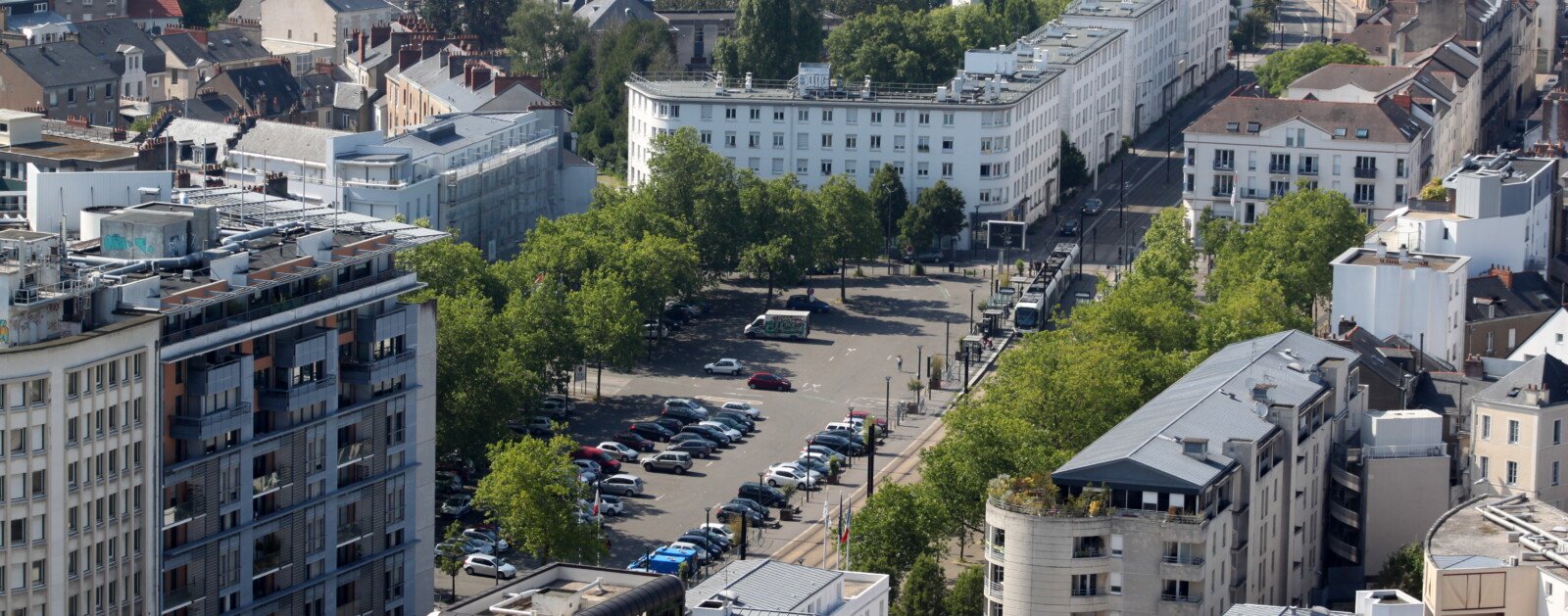 Place Viarme à Nantes, point de départ du rassemblement