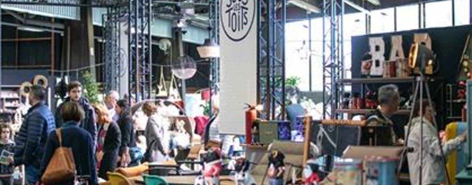 Visiteurs et stands lors d’une précédente édition du Salon Habitat Déco de Nantes