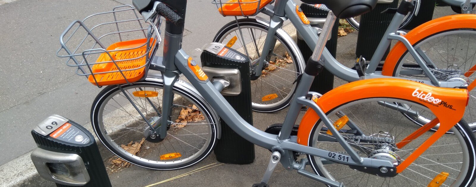 Vélos en libre-service à Nantes, illustration des mobilités cyclables