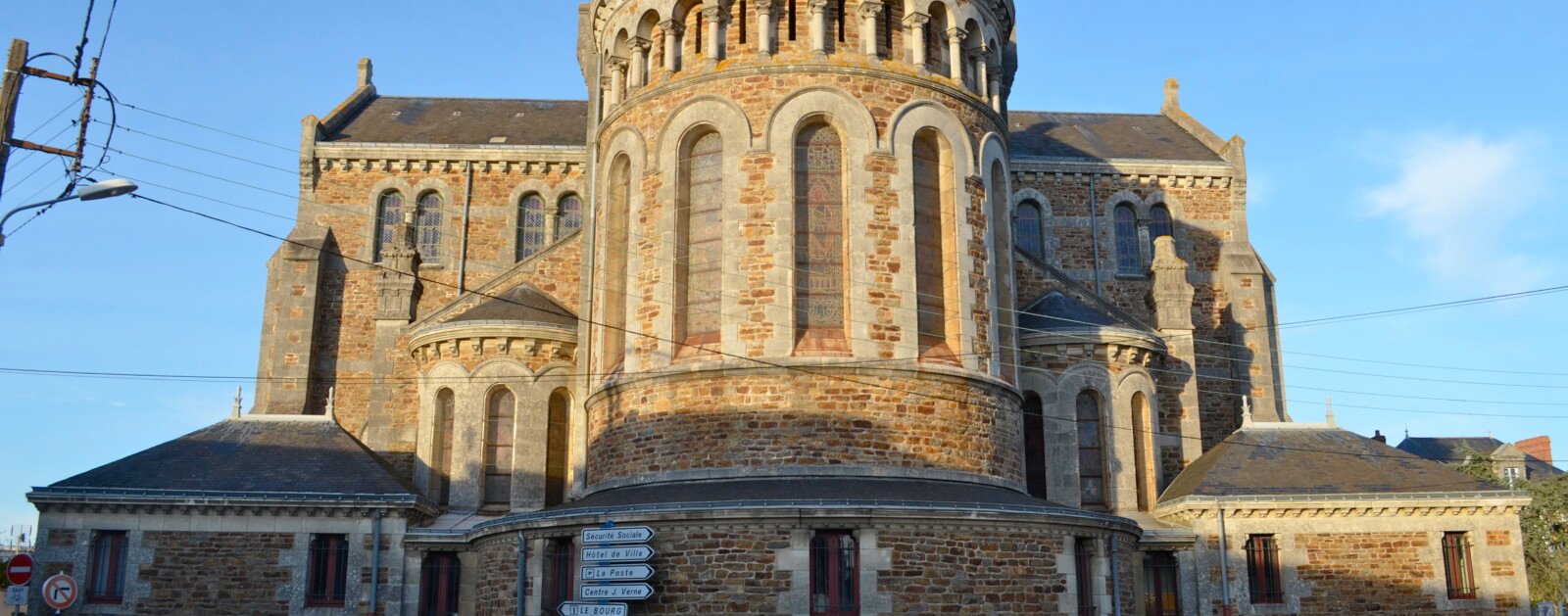 Vue du bourg de Bouguenais, commune de Nantes Métropole où des jeunes ont créé le collectif CLACAJ