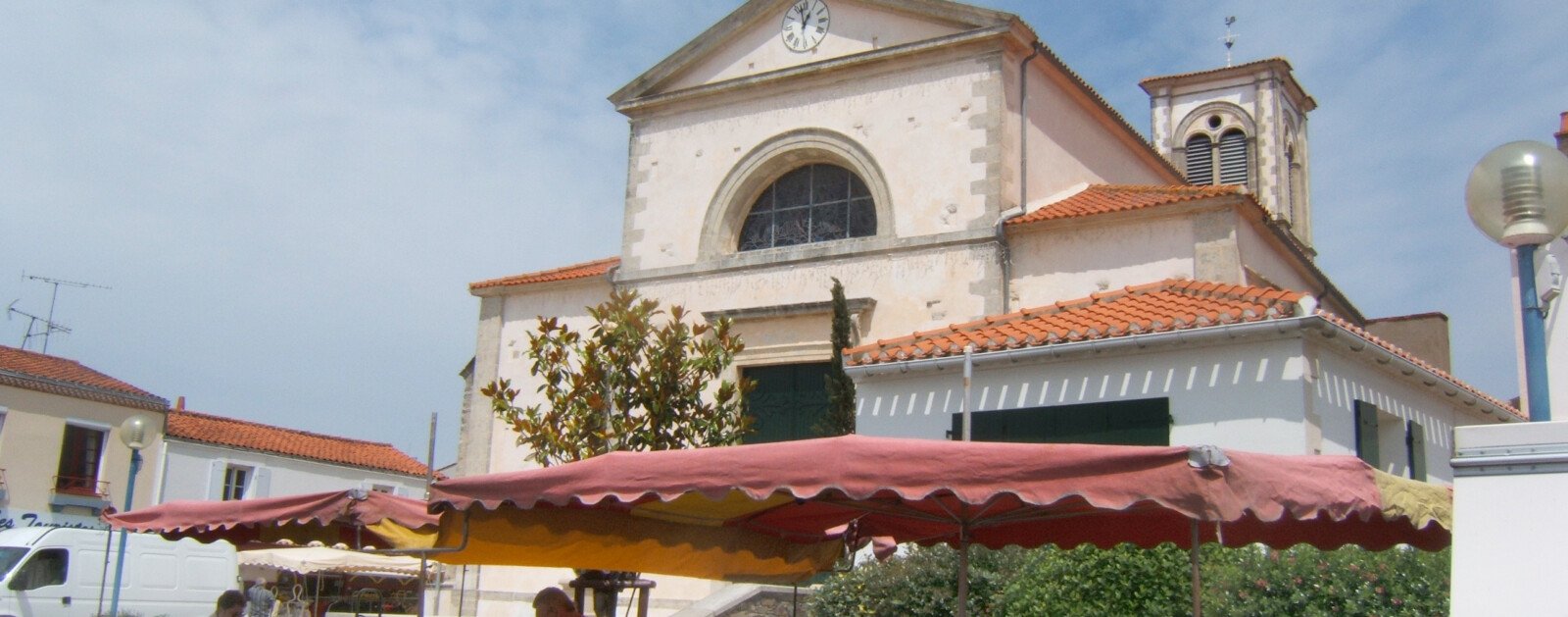 Centre de Brétignolles-sur-Mer près de la rue du Clocher