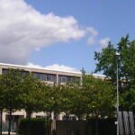 Façade de l'Hôtel de Région des Pays de la Loire, sur l'île de Nantes