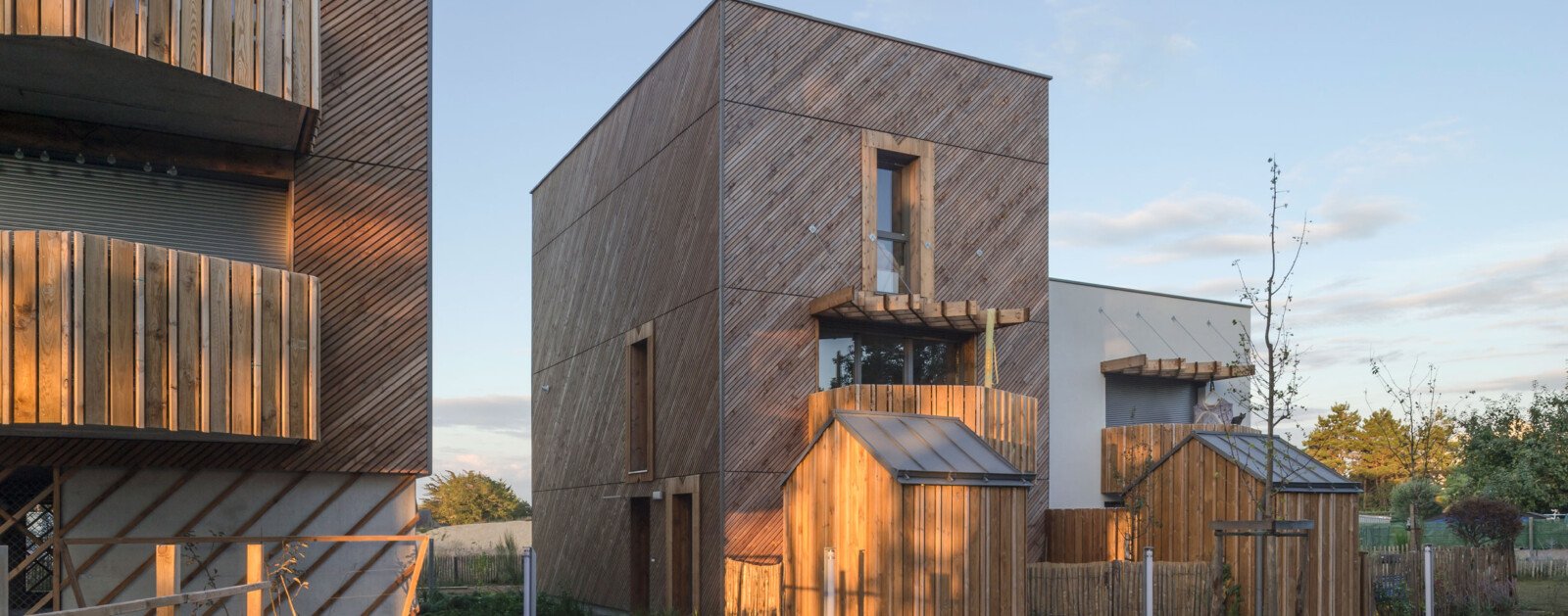 Résidence en bois dans l’écoquartier Maison-Neuve à Guérande
