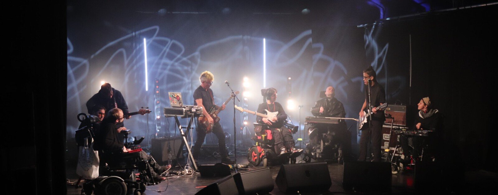 Le groupe Soyuuz en concert au festival Handiclap, photographie d'archive publiée par l'APAJH