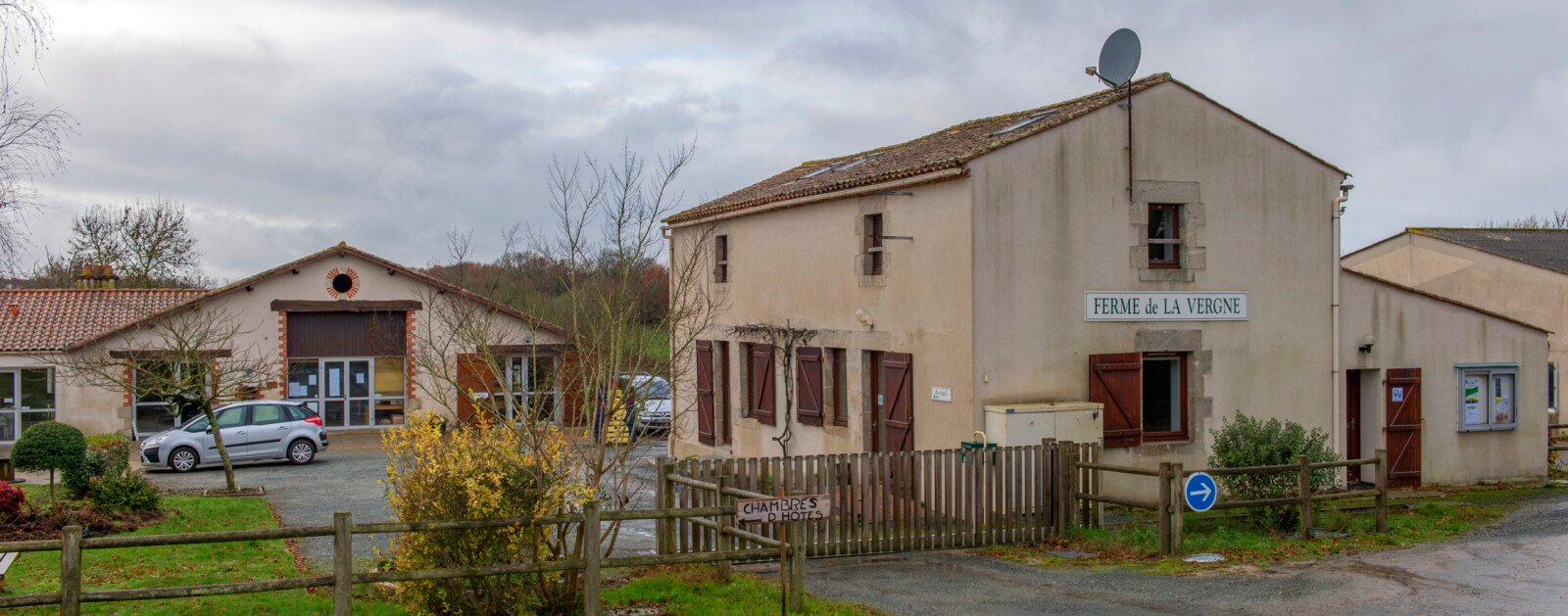 Vue du Village de la Vergne à La Roche-sur-Yon, photographie du tiers-lieu coopératif agricole