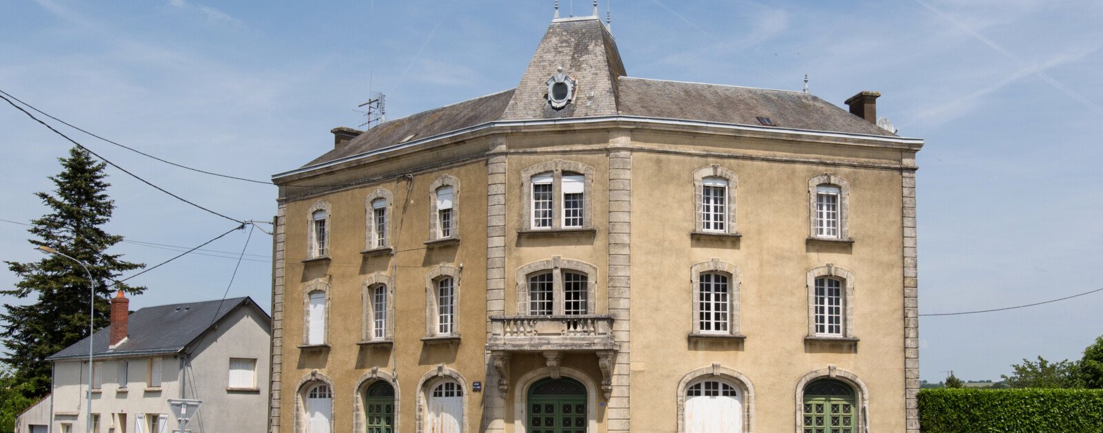 Vue d’un secteur urbain des Herbiers en Vendée