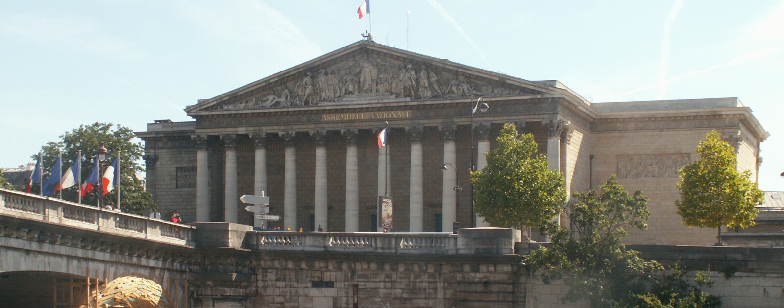 Palais Bourbon à Paris, siège de l'Assemblée nationale française