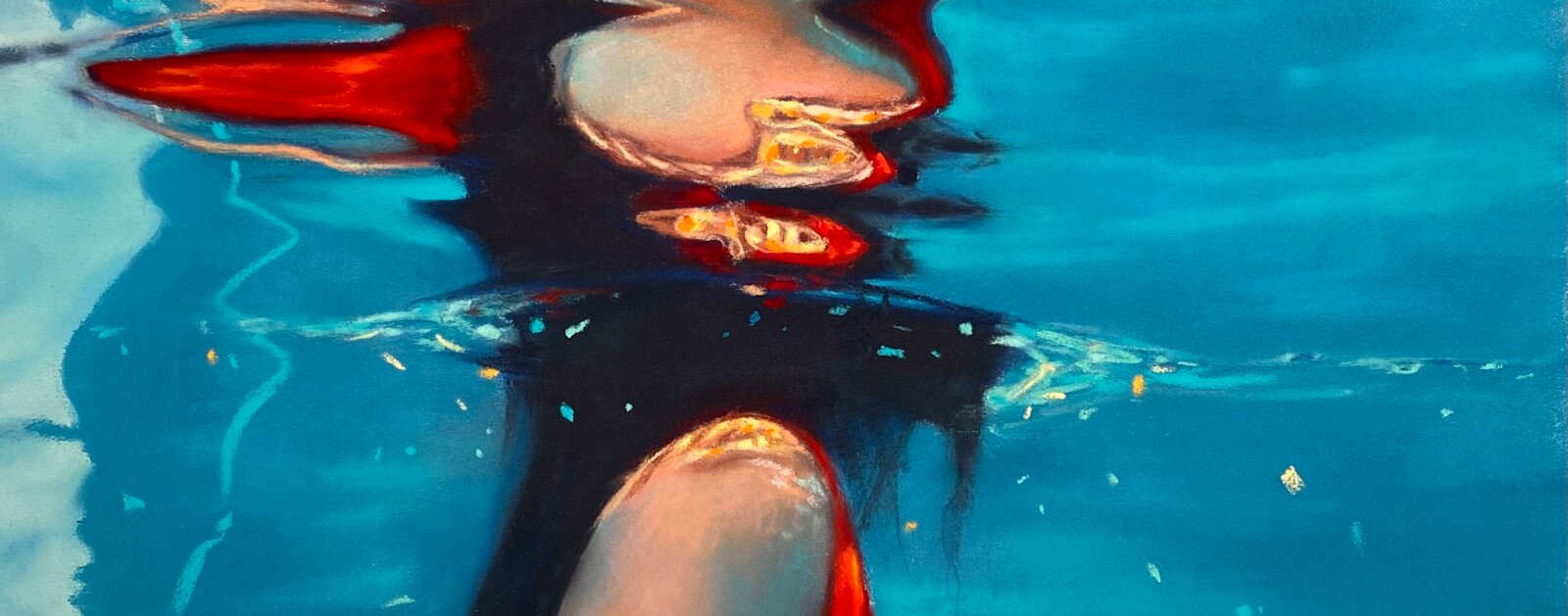 Œuvre au pastel de Corinne Caillé, invitée d'honneur de l'exposition Arts sur Digue 2026