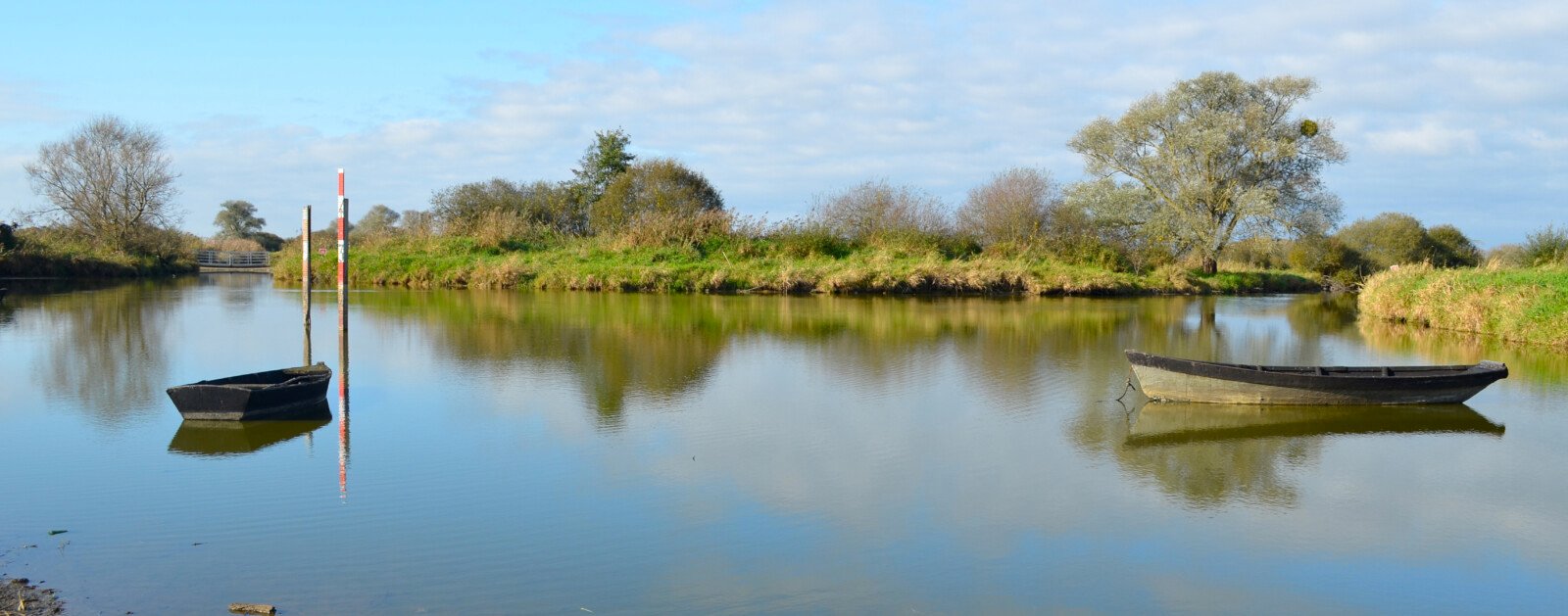 Le lac de Grand-Lieu au site de Passay, à La Chevrolière, photographié le 30 octobre 2011.
