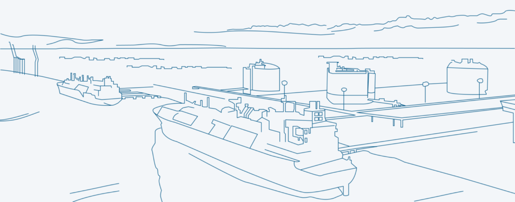 Près de Saint-Nazaire, un réservoir du terminal méthanier émet environ 300 tonnes de méthane par an