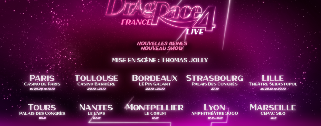 Nantes : Drag Race France Live fait étape au LAPS le 6 novembre 2026