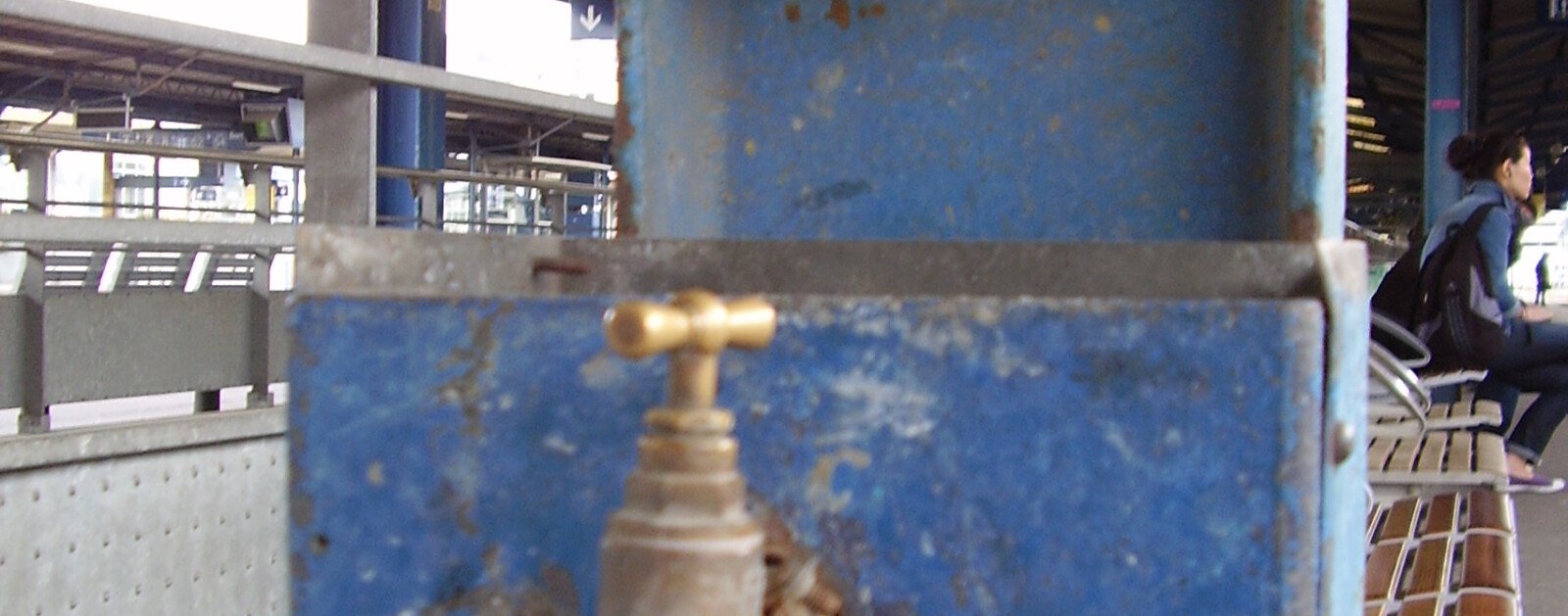 Point d’eau potable à la gare de Nantes