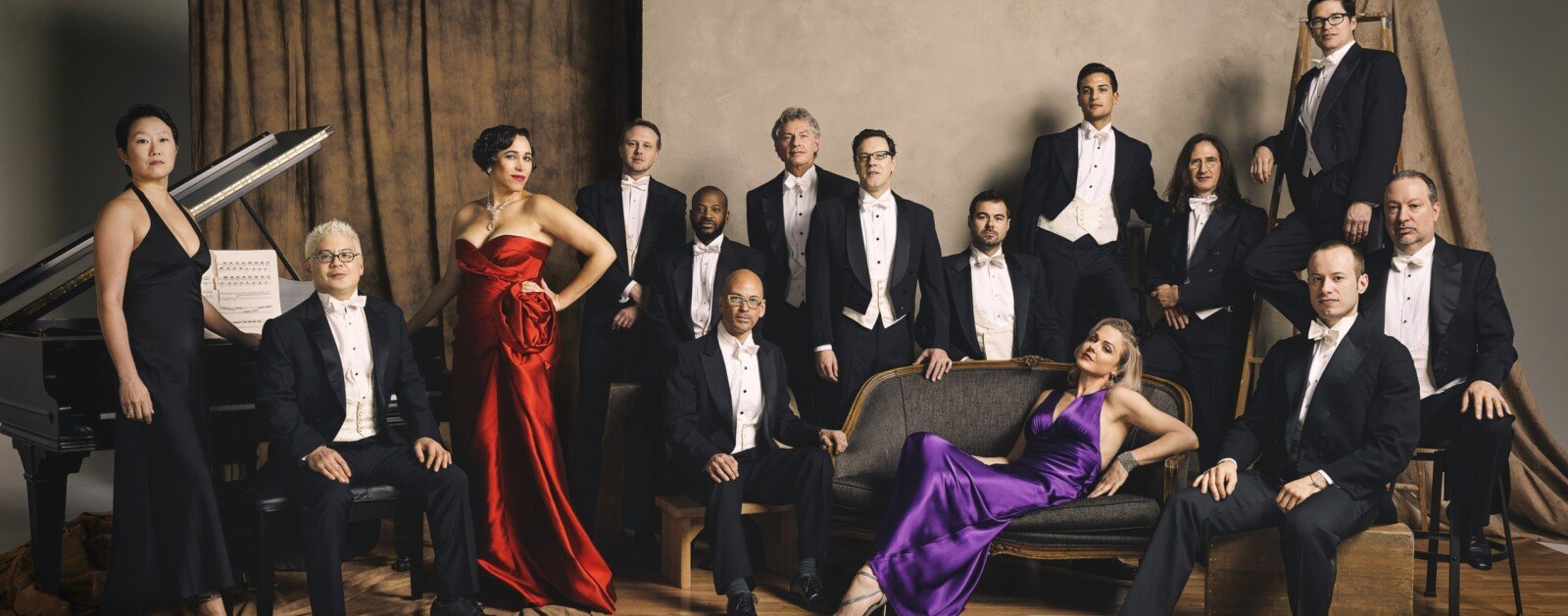 Photographie de presse du groupe Pink Martini, annoncé à Nantes le 22 octobre 2026