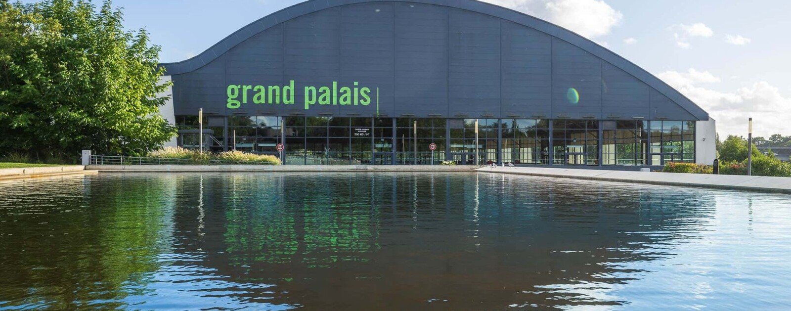 Grand Palais du Parc des expositions de la Beaujoire à Nantes, lieu du salon du lycéen et de l'étudiant
