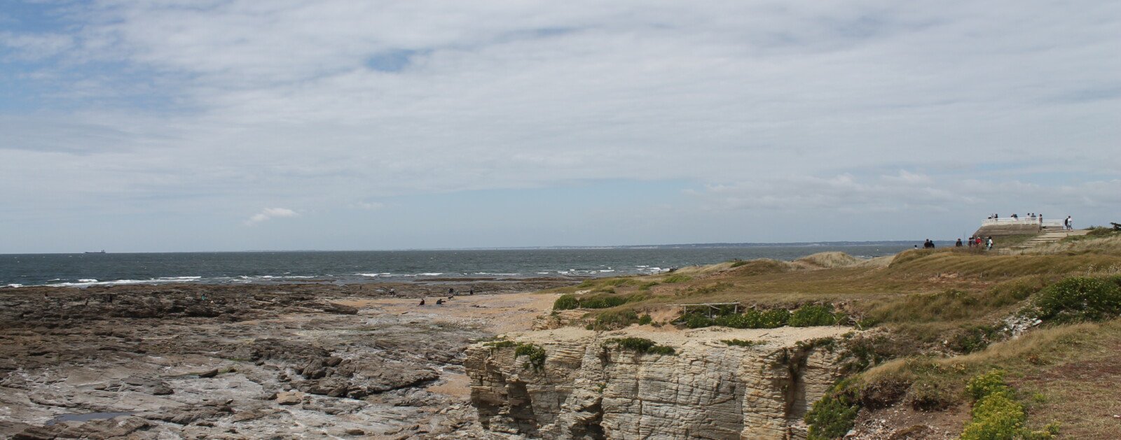 La pointe Saint-Gildas sur le littoral de Préfailles, Loire-Atlantique