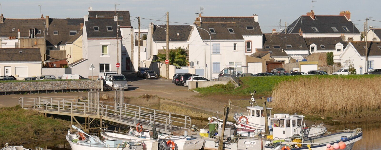 Le port de Méan dans le quartier de Méan-Penhoët à Saint-Nazaire