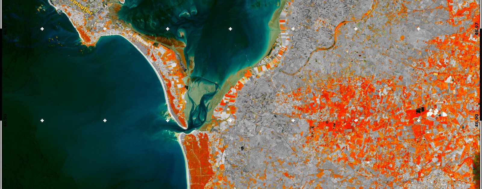 Sol et paysage marqués par la sécheresse en France
